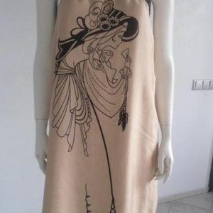 Voom by Joy Han printed silk long dress